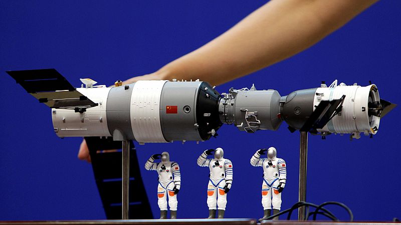 El laboratorio espacial chino Tiangong-1 caerá entre el sábado y el lunes próximos