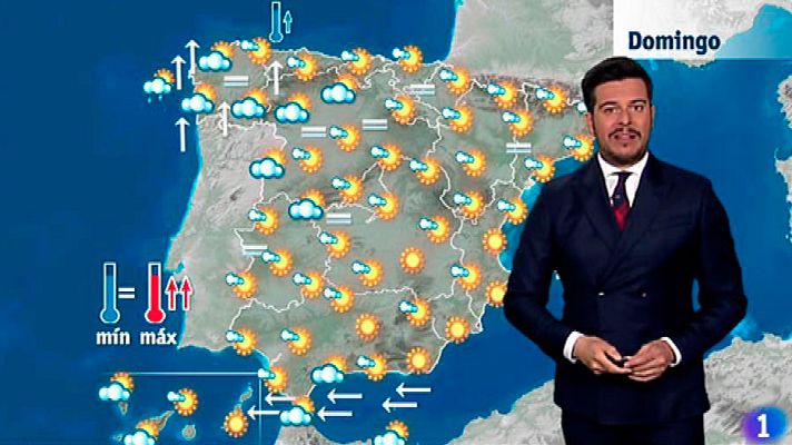 El tiempo - Cielos poco nubosos o despejados y subida de las temperaturas