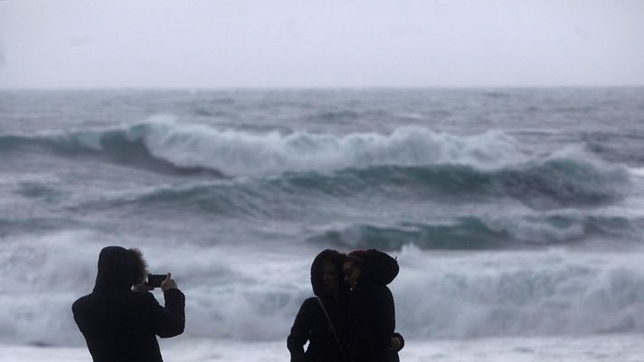 Intervalos de viento fuerte en Galicia y el norte peninsular