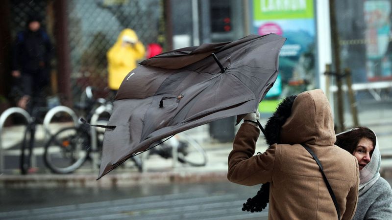 Viento fuerte en la mitad noroeste de la Península