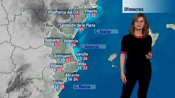 L'informatiu - Comunitat Valenciana - El tiempo en la Comunidad Valenciana - 03/04/18
