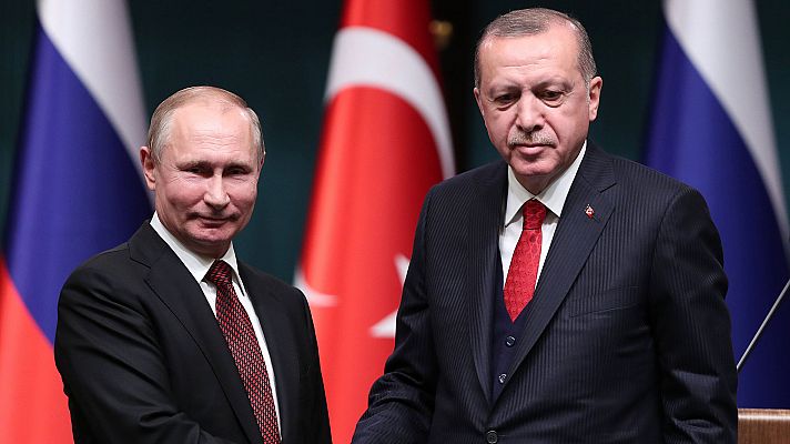 20H - Putin se reúne en Ankara con Erdogan para estrechar la cooperación bilateral