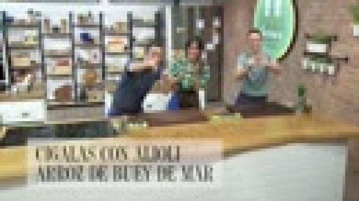 RTVE Cocina - Cigalas con allioli