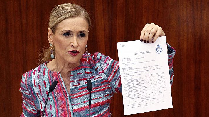 Comparecencia íntegra de Cristina Cifuentes sobre su máster