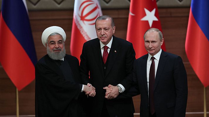 Rusia, Turquía e Irán omiten diferencias y planean una paz conjunta en Siria