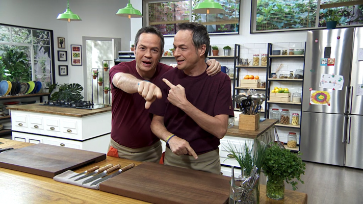 Torres en la cocina - Crema de coliflor y solomillo relleno