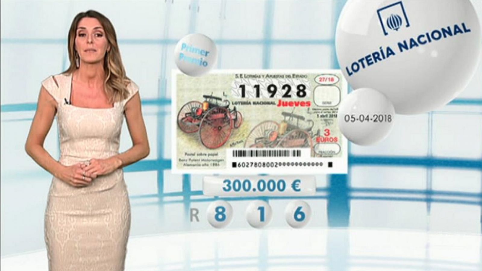 Loterías: Lotería Nacional + La Primitiva + Bonoloto - 05/04/18 | RTVE Play