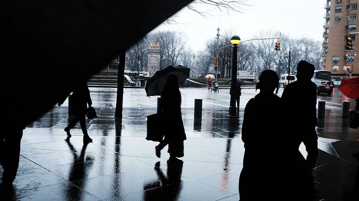 Lluvias fuertes en Aragón y Navarra, y viento fuerte en Almería