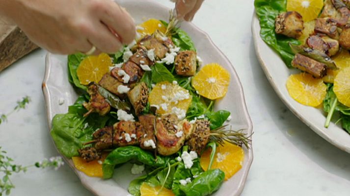 Otros documentales - La súper comida de Jamie: Popovers, kebabs de pollo...