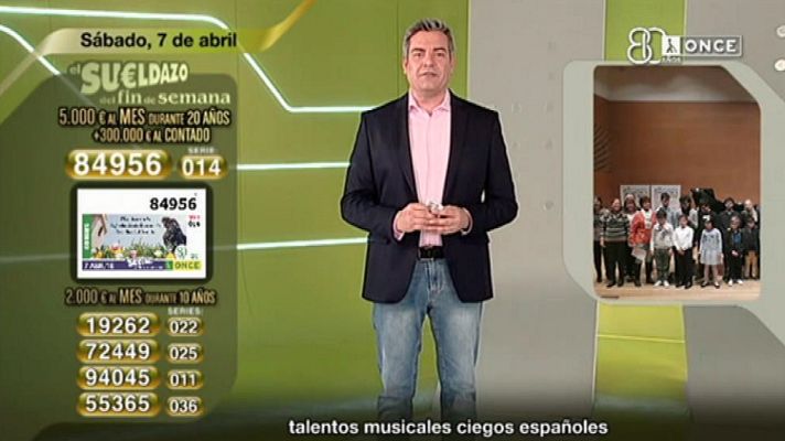 Sorteos ONCE - Sorteo ONCE - 07/04/18