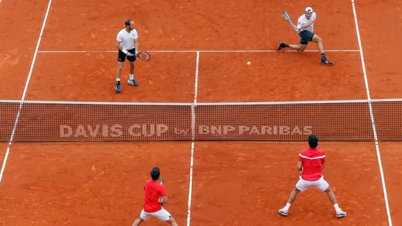Tenis - Copa Davis 2ª Ronda: España - Alemania (3er. partido dobles) 1ª parte.