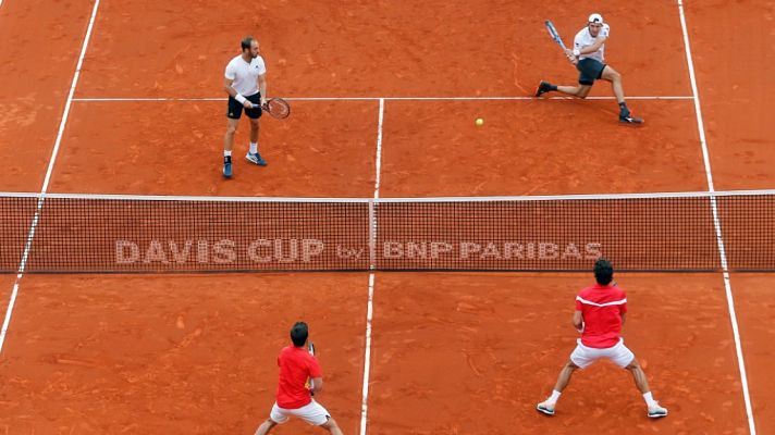 Copa Davis 2ª Ronda: España - Alemania (3er. partido dobles)