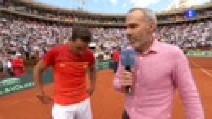 Rafa Nadal: "Ahora tenemos máxima confianza en David Ferrer"