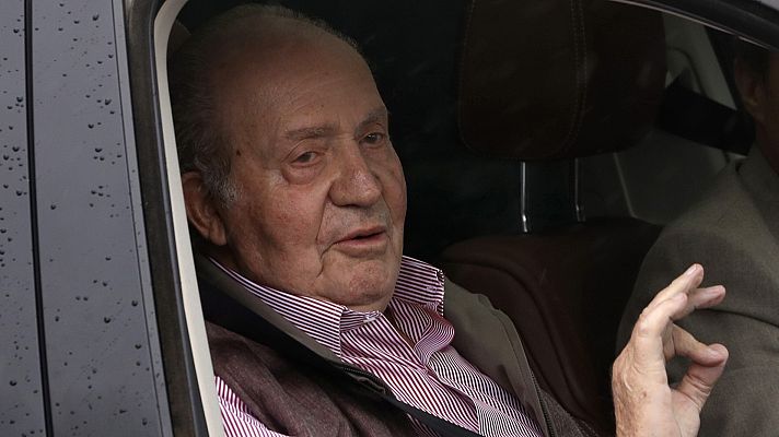 Telediario 1 - El rey Juan Carlos recibe el alta tres días después de la intervención en su rodilla derecha