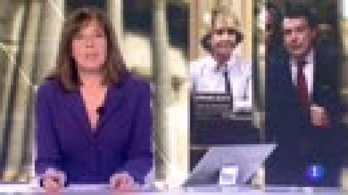 Telediario 1 - Aguirre niega la caja B del PP ante la comisión de investigación en el Congreso