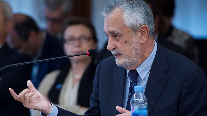 Telediario 1 - Griñán asegura que se enteró del programa de ayudas de los ERE cuando estalló el caso