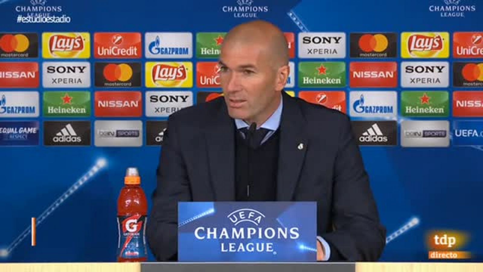 Zidane: "Yo creo que hay penalti"