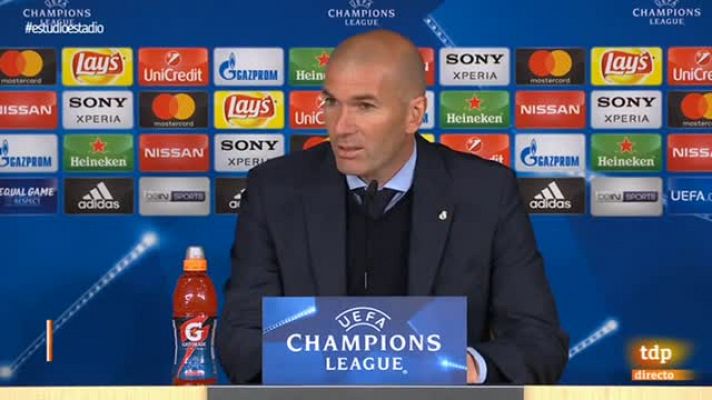 Zidane: "Creo que hay penalti"