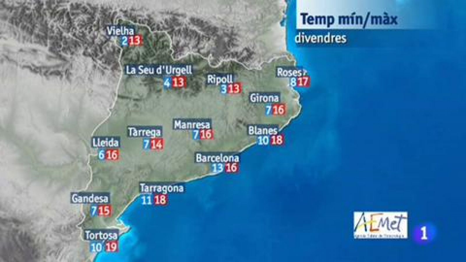 L'Informatiu: El temps - 12/04/18 | RTVE Play