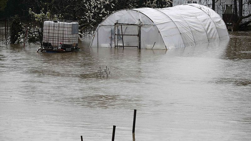 Alerta por el aumento del caudal del río Ebro y sus afluentes