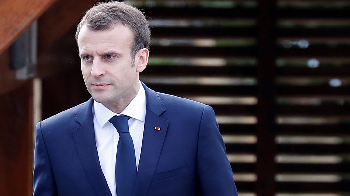 Telediario 1 - Macron dice tener pruebas del ataque químico en Duma