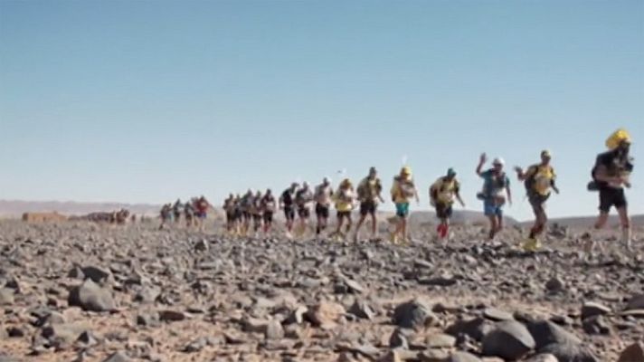 Telediario 1 - La dureza del Maratón de las Arenas
