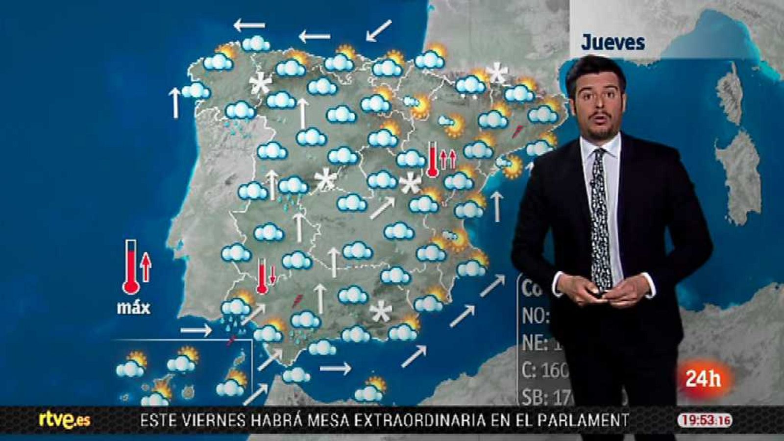 La tarde en 24 horas - El tiempo - 12/04/18 - ver ahora