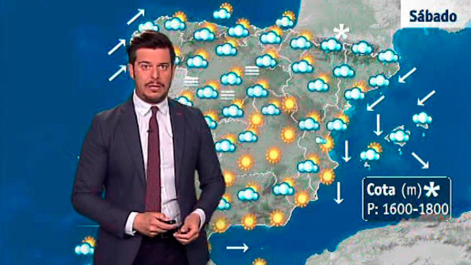 Lluvias en Baleares y Cataluña, pero claros en el resto del país