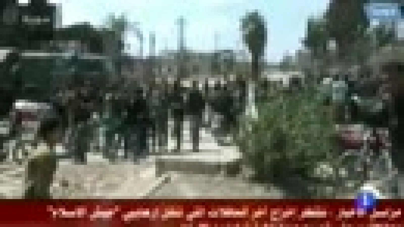 Telediario 1: Miembros de la minoría cristiana residente en Damasco dicen que estos ataques no arreglan nada | RTVE Play