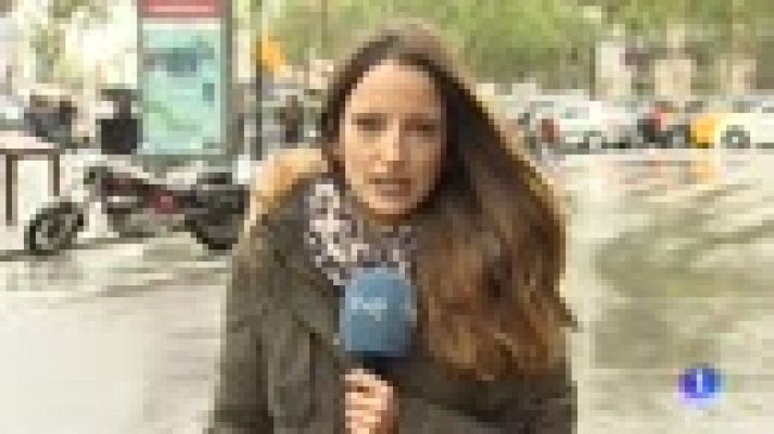 Telediario 1 - 2000 personas, según la guardia urbana, han participado en la manifestación de Barcelona para demandar una pensión digna