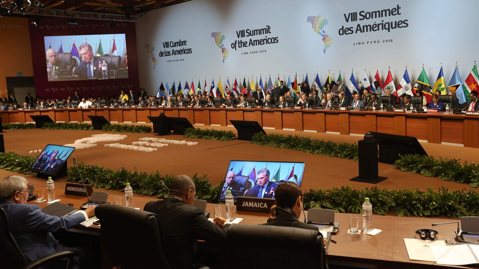 Los asistentes a la VIII Cumbre de las Américas aprueban por unanimidad un pacto anticorrupción