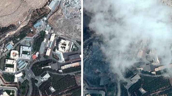 Informativo 24h - Últimas imágenes del antes y el después del bombardeo de EE.UU. sobre Siria