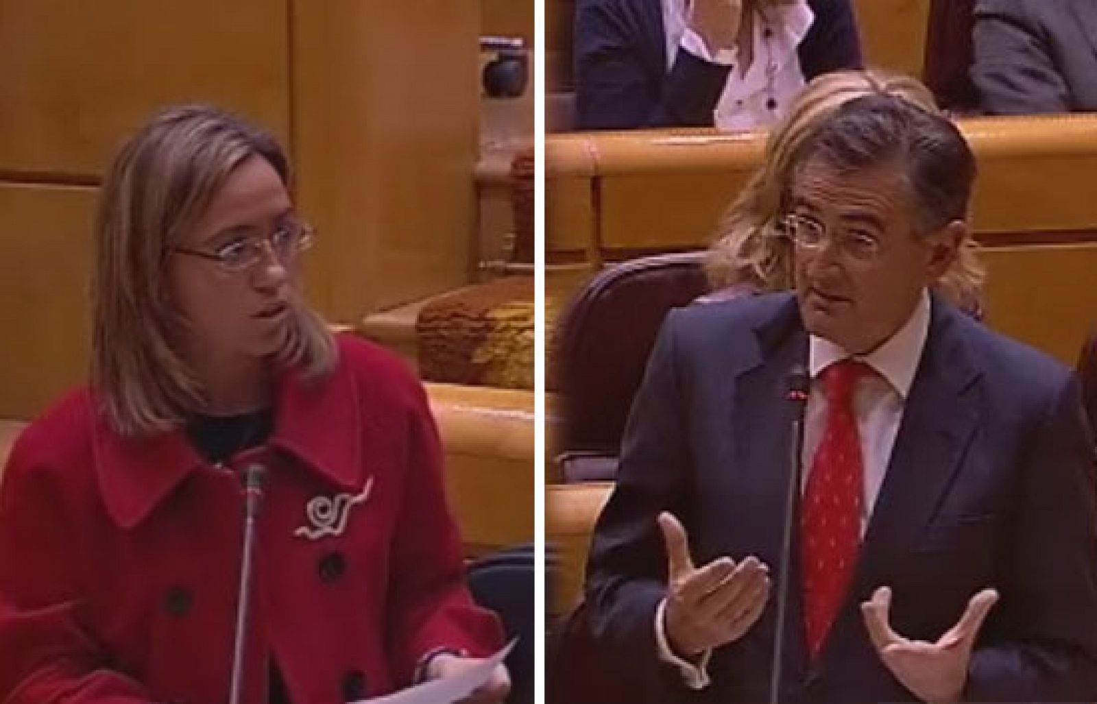 Carme Chacón responde al PP sobre la retirada de Kosovo