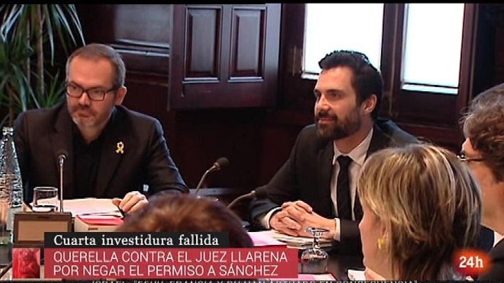 Parlamento - Querella del Parlament contra el juez Llarena