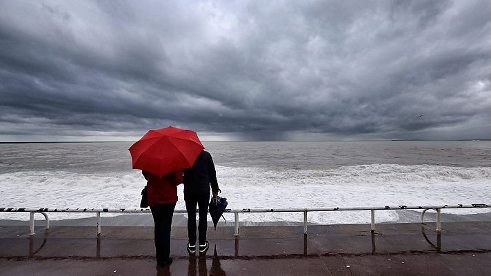 Precipitaciones localmente fuertes en Levante y Baleares