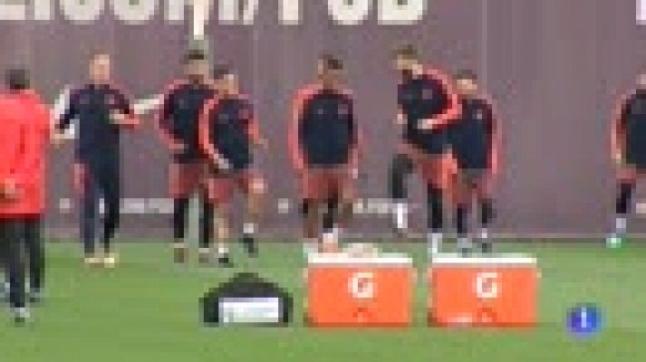 Telediario 1 - Valverde da descanso a 'pesos pesados' de cara a la final de Copa