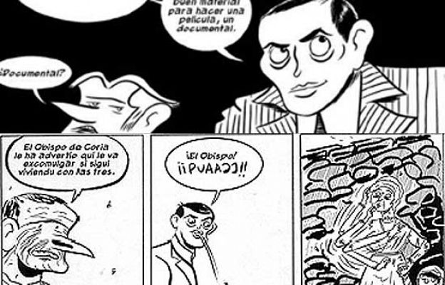Luis Buñuel en un cómic