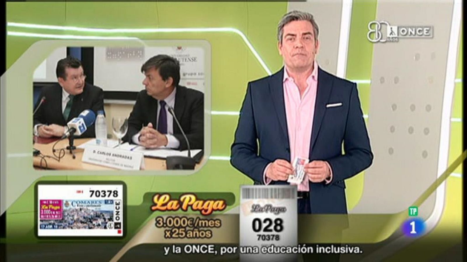 Sorteo ONCE - 17/04/18 - ver ahora