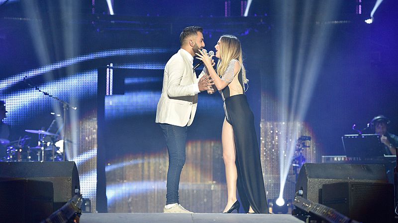 Concierto OT - Mireya y Juan Antonio cantan '�Corre!'