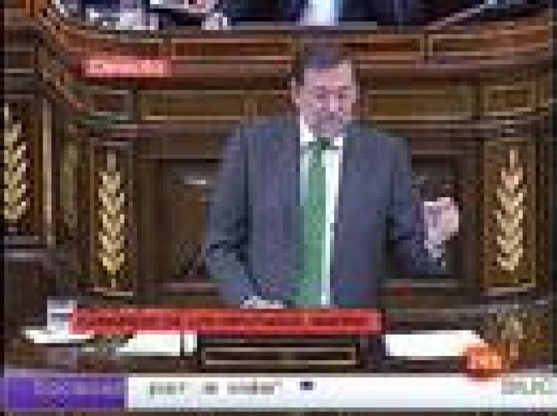 Rajoy: "El objetivo de Chacón era salir en el telediario"