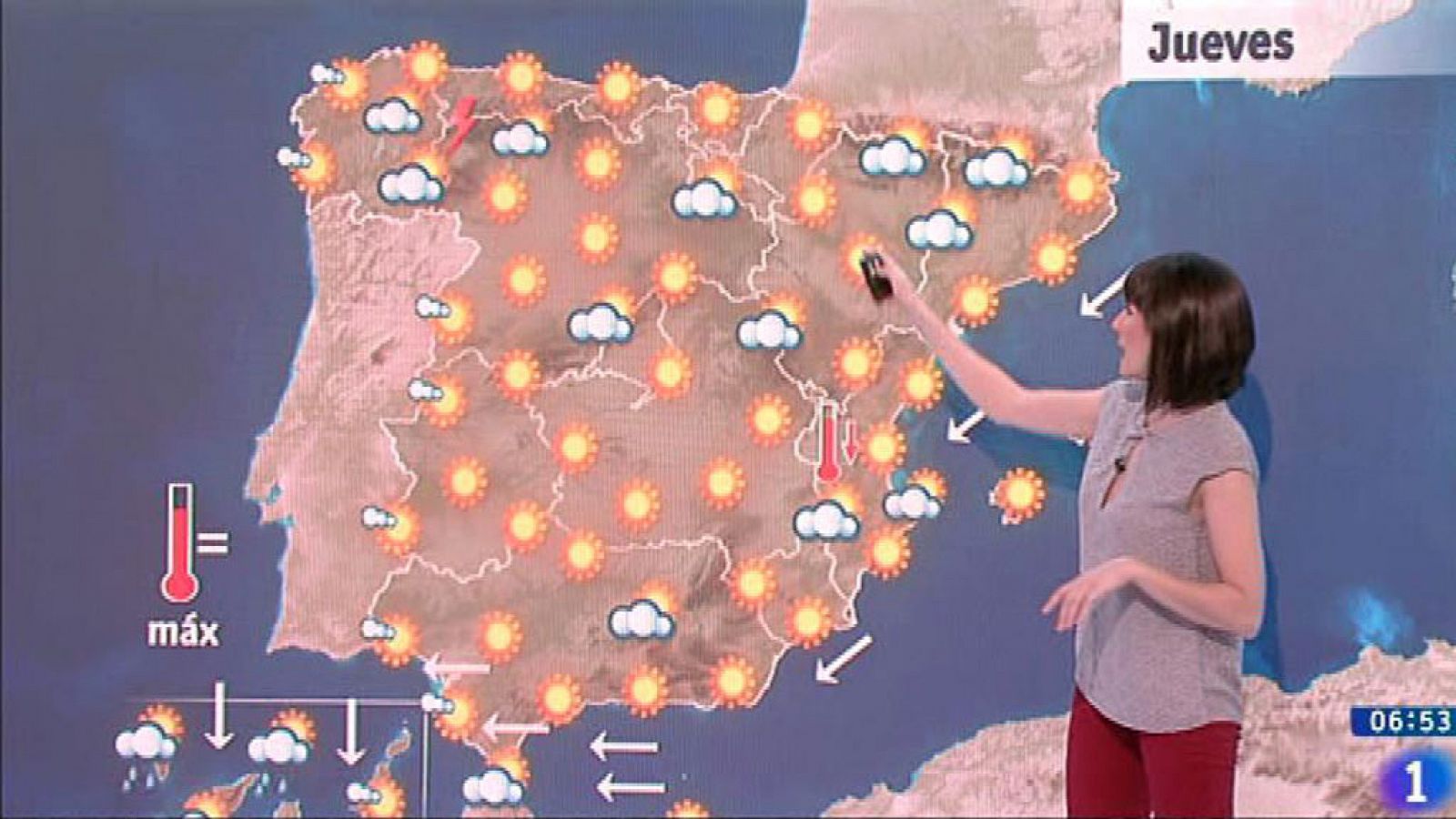 El Tiempo |  Este jueves habrá tiempo estable con vientos fuertes en Estrecho e interior de Cádiz