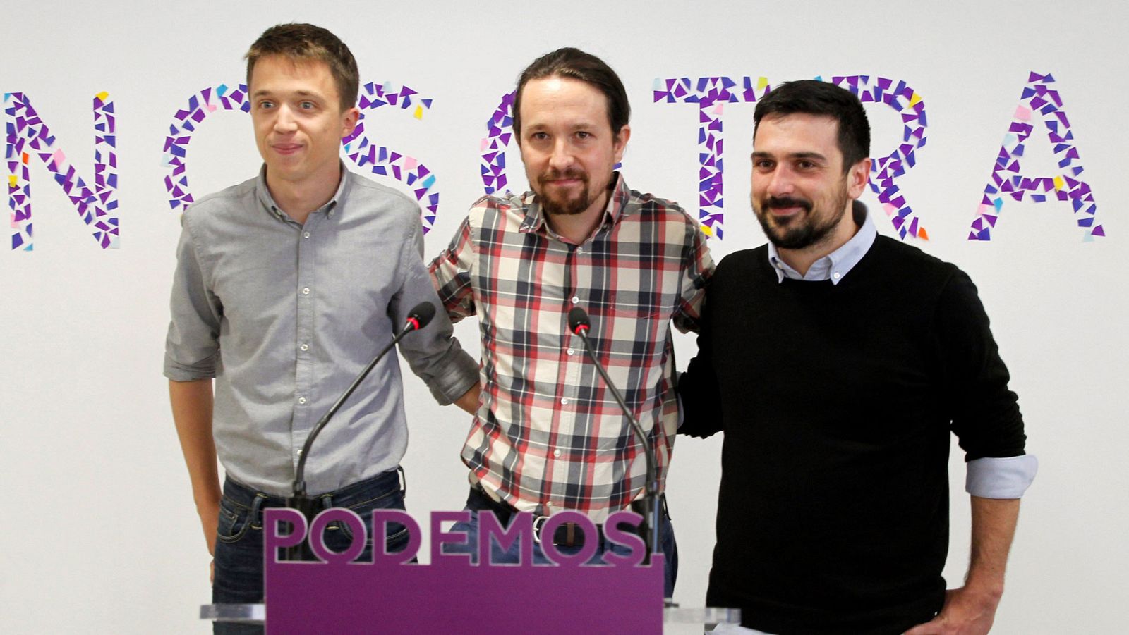 Iglesias respalda a Errejón tras la crisis por el documento de Bescansa y presenta una lista de unidad para Madrid