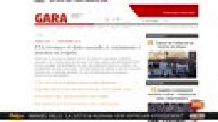Informativo 24h - ETA pide perdón y reconoce su "responsabilidad directa" en el "sufrimiento desmedido"