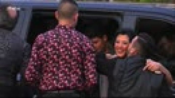 Eurovisión - Eurovisión 2018 -  Amaia y Alfred llegan a la alfombra roja de la ES Pre-Party