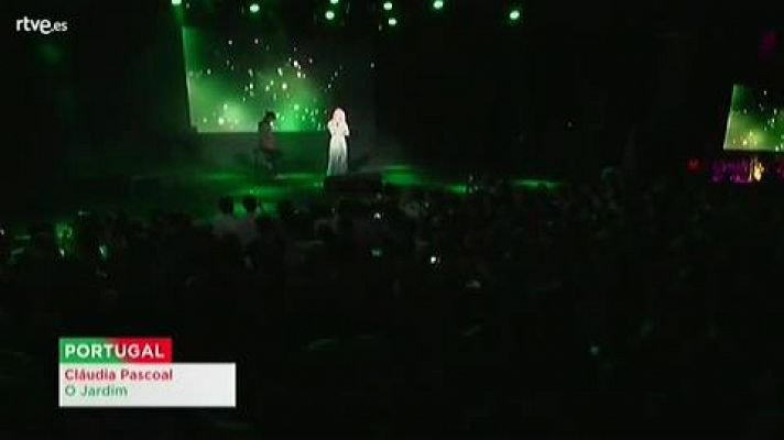 Eurovisión - Portugal: Cláudia Pascoal canta 'O jardim' en la EsPreParty