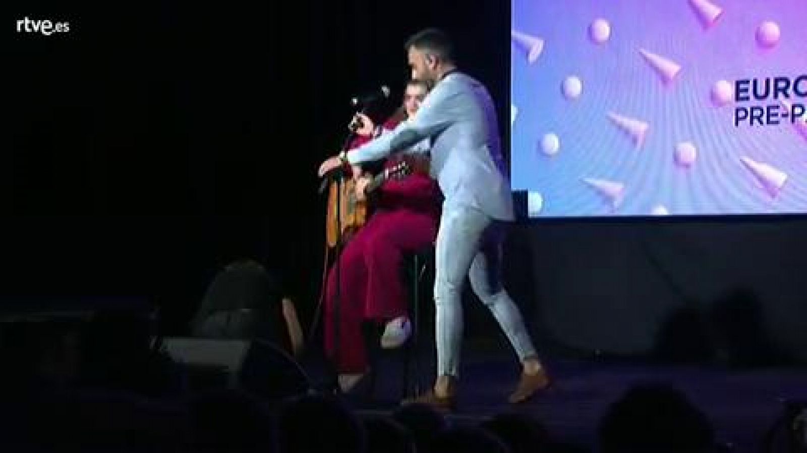 Eurovisión 2018 - Amaia canta 'Al cantar' en la EsPreParty