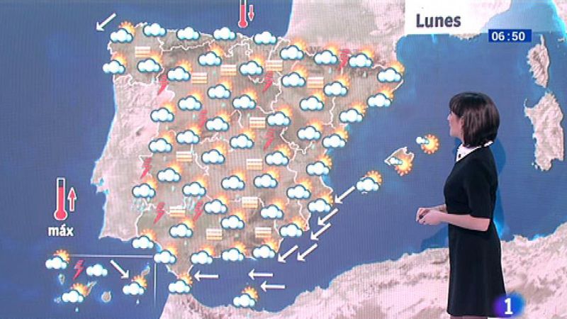 Descenso de las temperaturas y regreso de la calima a la Península