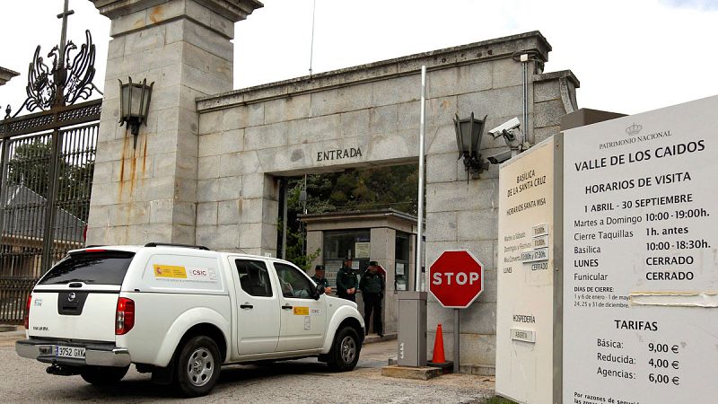 Comienzan los primeros trabajos de exhumación en el Valle de los Caídos