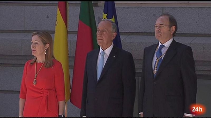Parlamento - Conoce el parlamento - Visitas de estado - Visita de estado del presidente de Portugal - 21/04/2018
