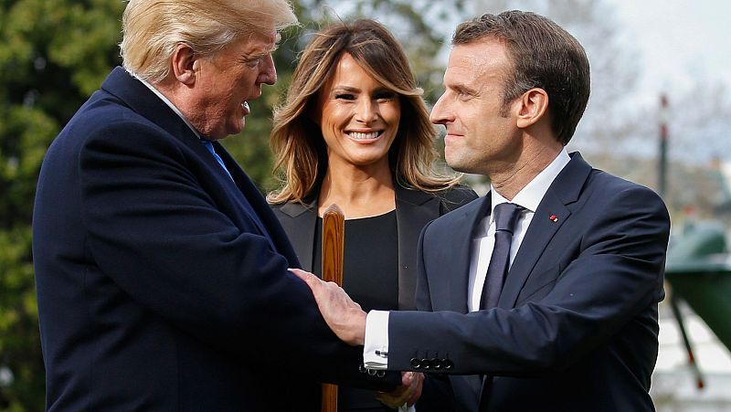 Macron visita la Casa Blanca